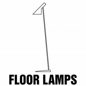 Floor lamps by Designer Arne Jacobsen in the TAGWERC Design STORE